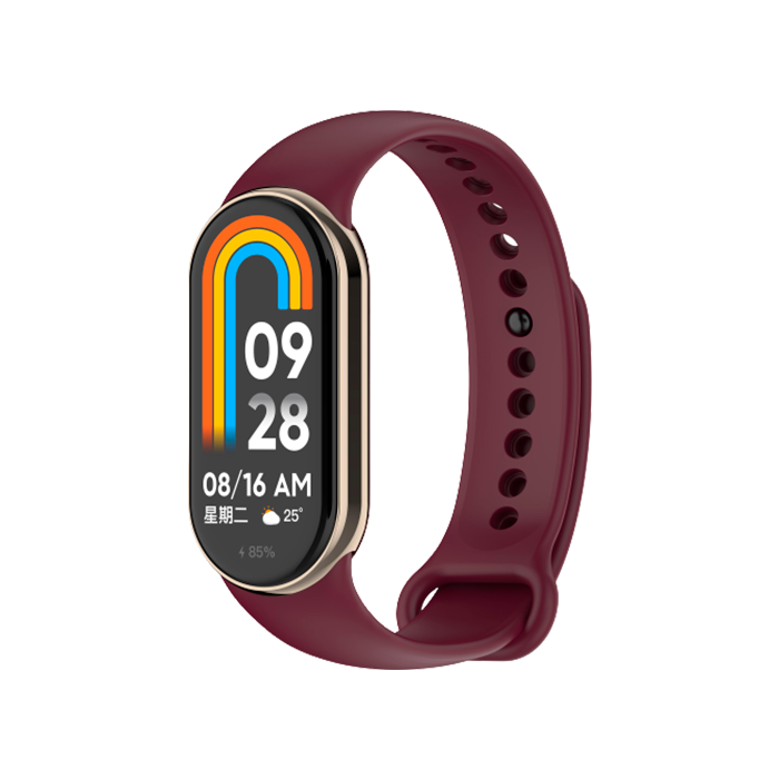 Acessório Compatível Bracelete XIAOMI Band 8 Wine Red