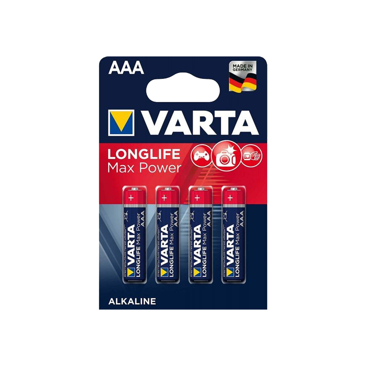 Pack Pilhas Varta Max Tech 4xAAA